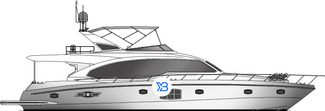 Gulf Craft Majesty 70 illustration