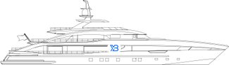 Heesen 50m Aluminium Semi-Displacement Mk2 illustration