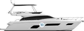 Ferretti 550 illustration