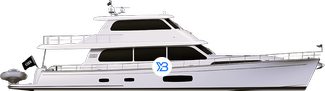 Grand Banks GB85 Skylounge illustration