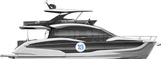 Galeon 620 Fly  Gen 2 illustration