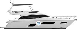 Ferretti 550 illustration