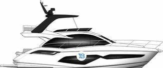 Sunseeker Manhattan 56  Mk2 illustration