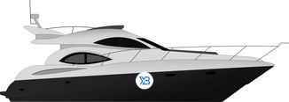 Sunseeker Manhattan 44 illustration