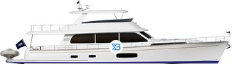 Grand Banks GB85 Flybridge illustration