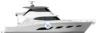 Riviera 68 Sports Motor Yacht Mk1 illustration