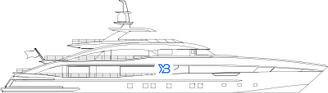 Heesen 50m Aluminium Semi-Displacement Mk2 illustration