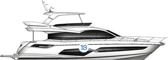 Sunseeker Manhattan 68 Mk1 illustration