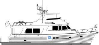 Outer Reef 610 Motoryacht illustration