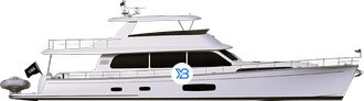 Grand Banks GB85 Flybridge illustration
