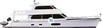 Grand Banks GB85 Skylounge illustration