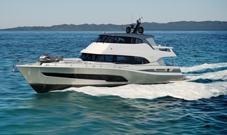 78 Motor Yacht Enclosed Bridge Deck