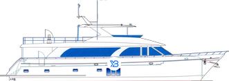 Ocean Alexander 85E Gen 1 illustration