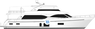 Ocean Alexander 90 Flybridge Mk3 illustration