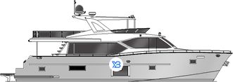 Gulf Craft Nomad 65 illustration