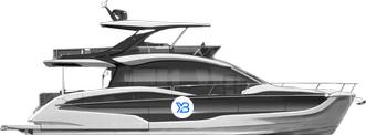 Galeon 620 Fly  Gen 2 illustration