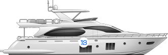 Azimut 88 Mk2 illustration