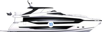 Sunseeker 94 Yacht Mk2 illustration