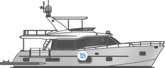 Gulf Craft Nomad 55 illustration