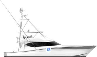 Hatteras GT70 illustration