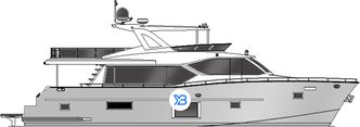 Gulf Craft Nomad 65 illustration