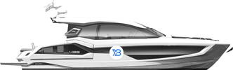 Galeon 435 GTI  illustration