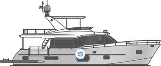 Gulf Craft Nomad 55 illustration