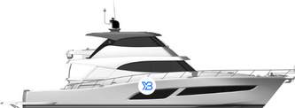 Riviera 72 Sport Motor Yacht Gen 2 illustration