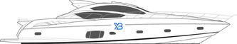 Sunseeker Predator 74 Mk1 illustration