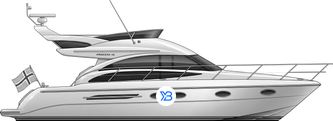 Princess 42 Mk2 illustration
