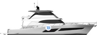 Riviera 72 Sport Motor Yacht Mk2 illustration