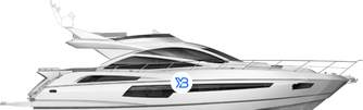 Sunseeker 68 Sport Yacht Gen 1 illustration