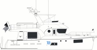 Nordhavn N46  Mk2 illustration