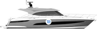 Riviera 5400 Sport Yacht Platinum Edition Mk2 illustration