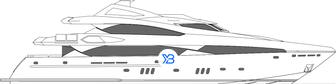 Sunseeker 37 Metre Yacht illustration