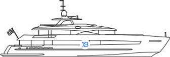 Heesen 42m Steel illustration