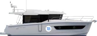 Beneteau Swift Trawler 37 Sedan  illustration