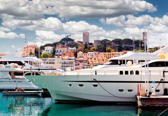 motor yachts Port Le Vieux of Cannes, France