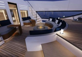 Bering B121 owners cabin private terrace