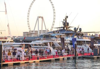 Dubai International Boat Show visitors