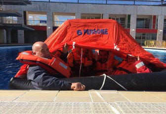 STCW yacht crew sea survival training