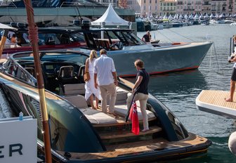 VIP ticket holders at Cannes Yachting Festival