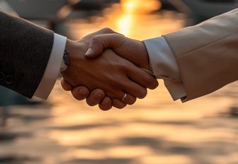 boat buying negotiation image shaking hands done deal