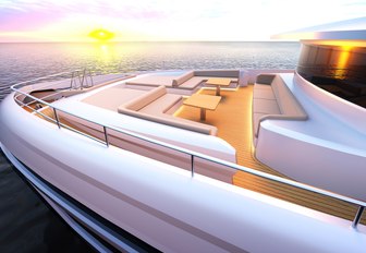 A rendering of a Portuguese bridge on board a Johnson superyacht