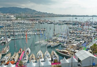 sailing yachts at Port Canto Xannes Yachting Festival