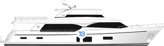 Ocean Alexander 100 Flybridge Mk2 illustration