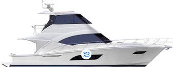 Riviera Enclosed Flybridge  range illustration