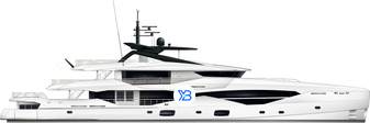 Sunseeker Superyacht range illustration