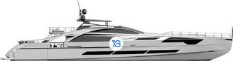 Pershing Superyachts range illustration