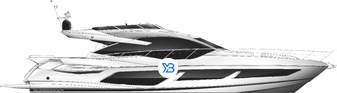 Sunseeker Sport Yacht range illustration